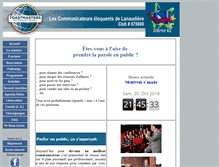 Tablet Screenshot of parlerenpublic.ca